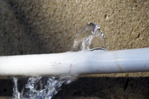 frozen pipes can leave cracks behind